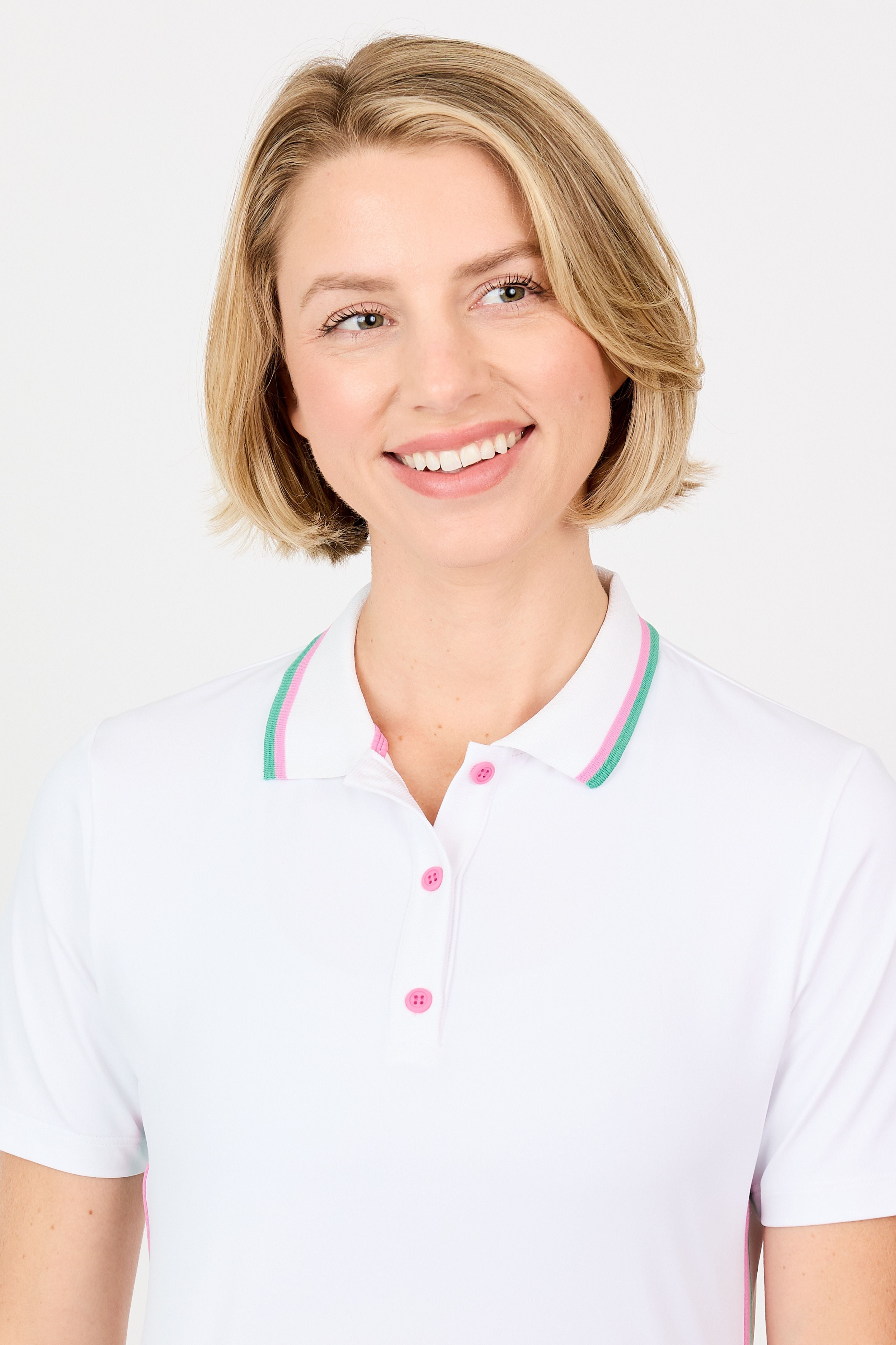 Elbow Sleeve Polo - Nantucket