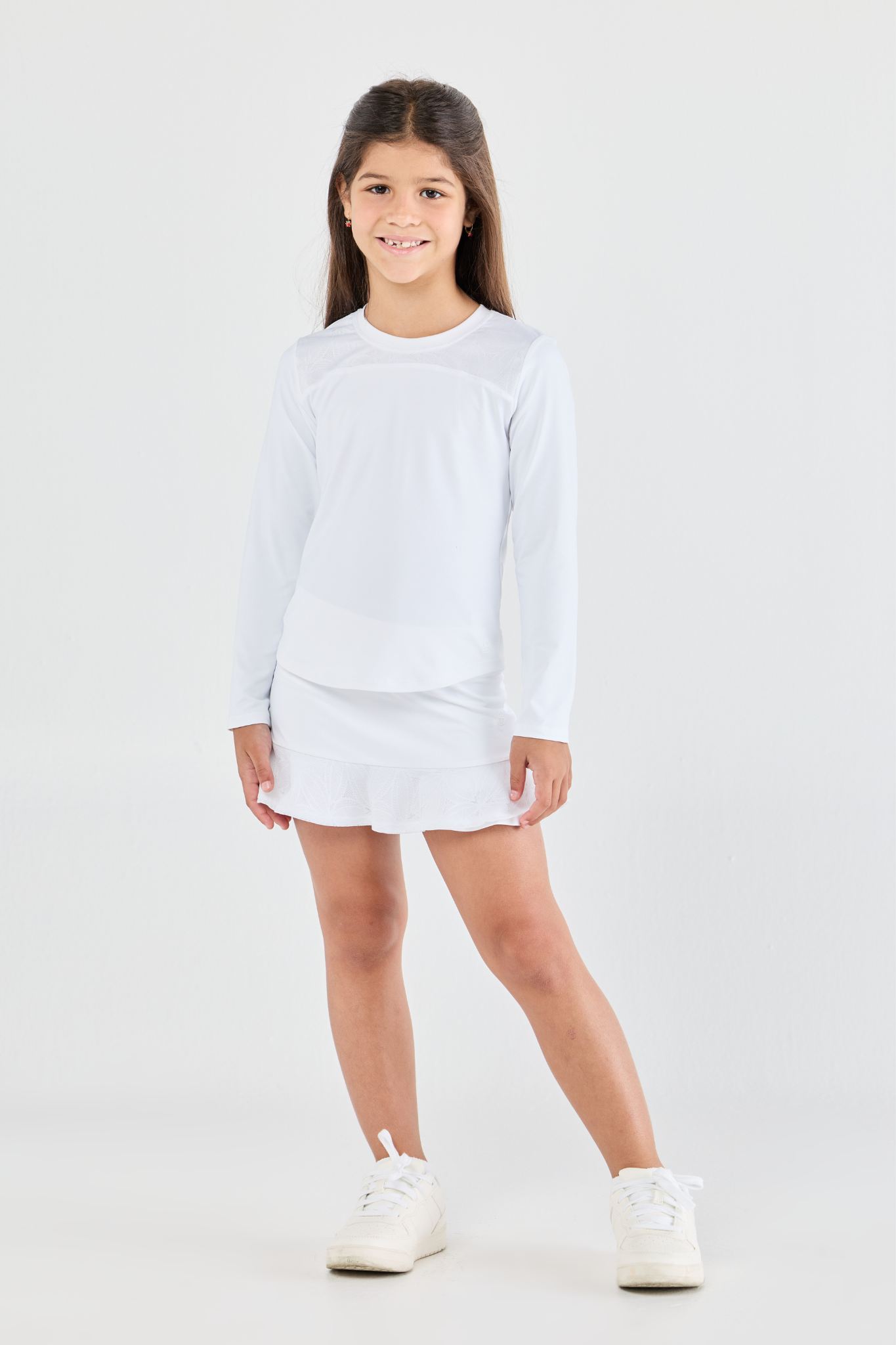 Girl's Long Sleeve - White Lotus