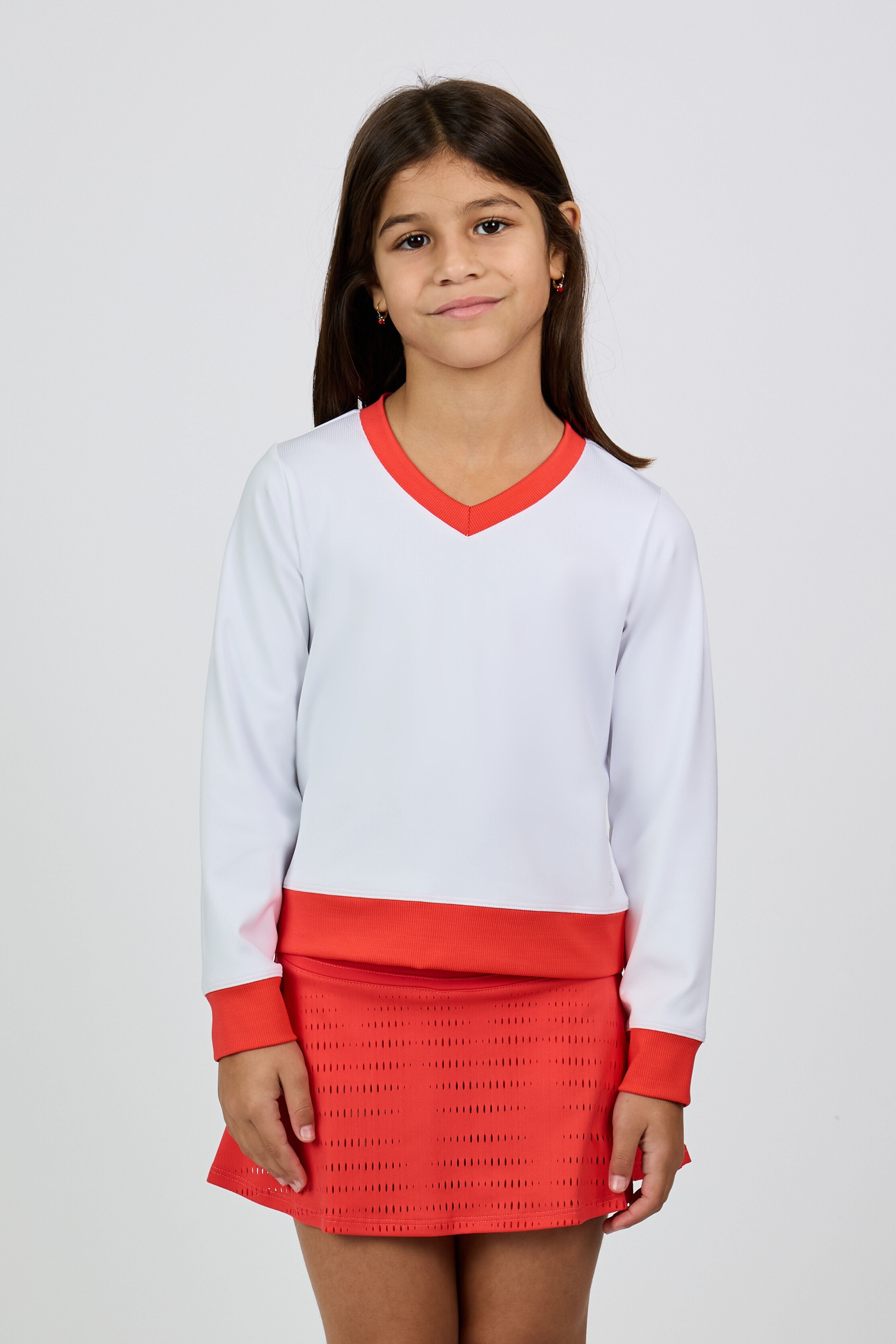 Girl's Pullover - Viva Hibiscus