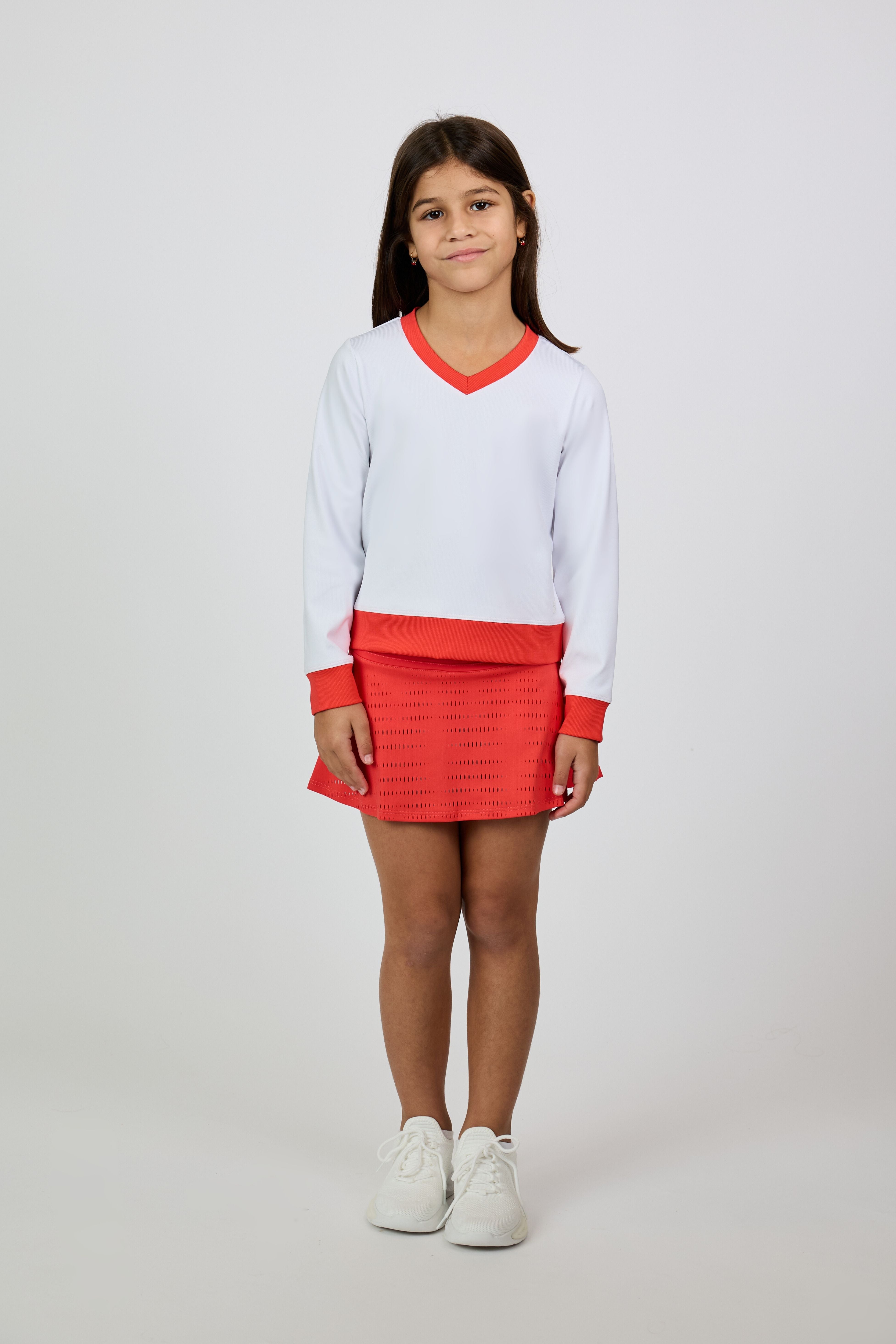 Girl's Pullover - Viva Hibiscus