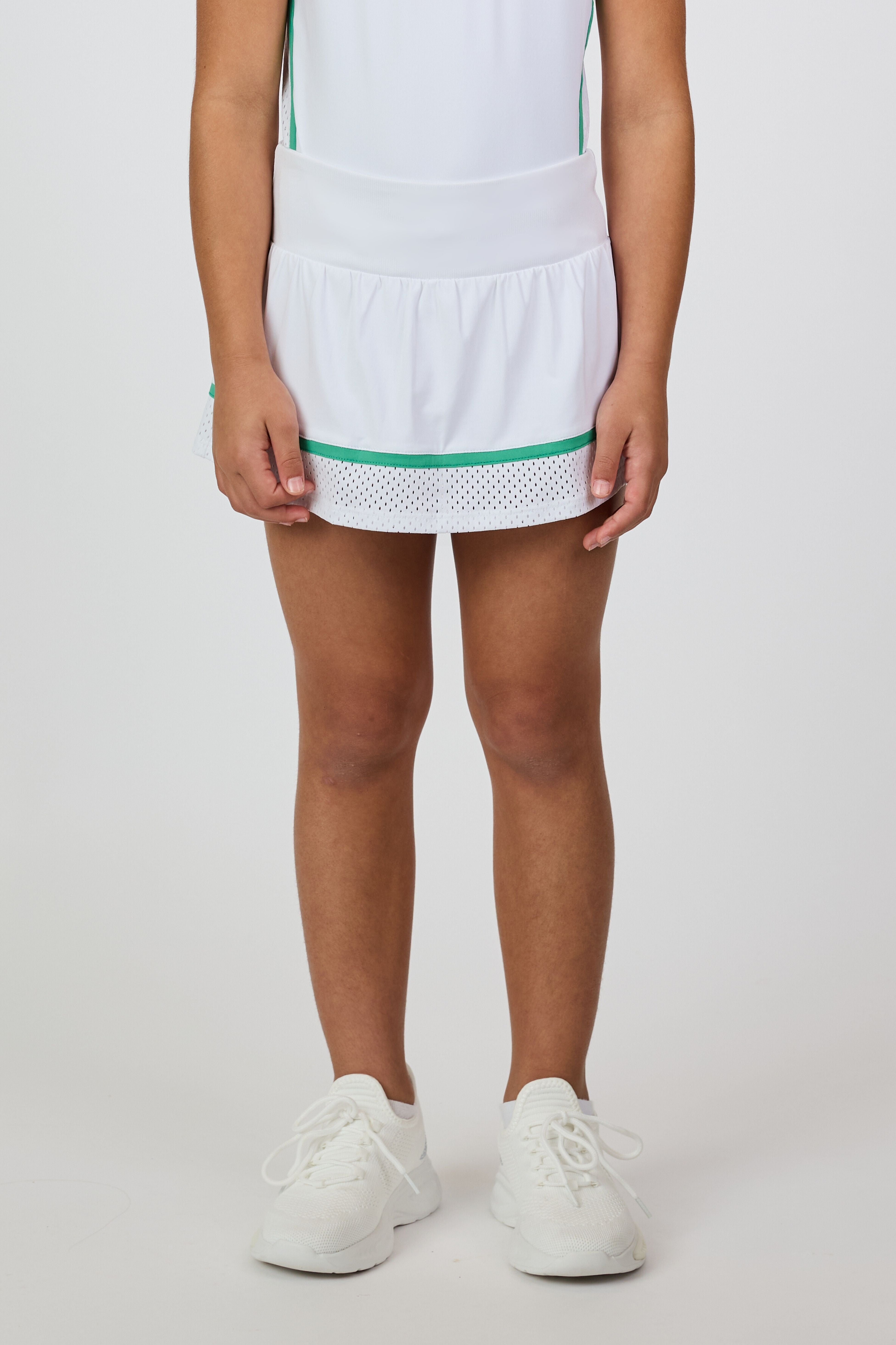 Girl's Skort - Alpine Whites
