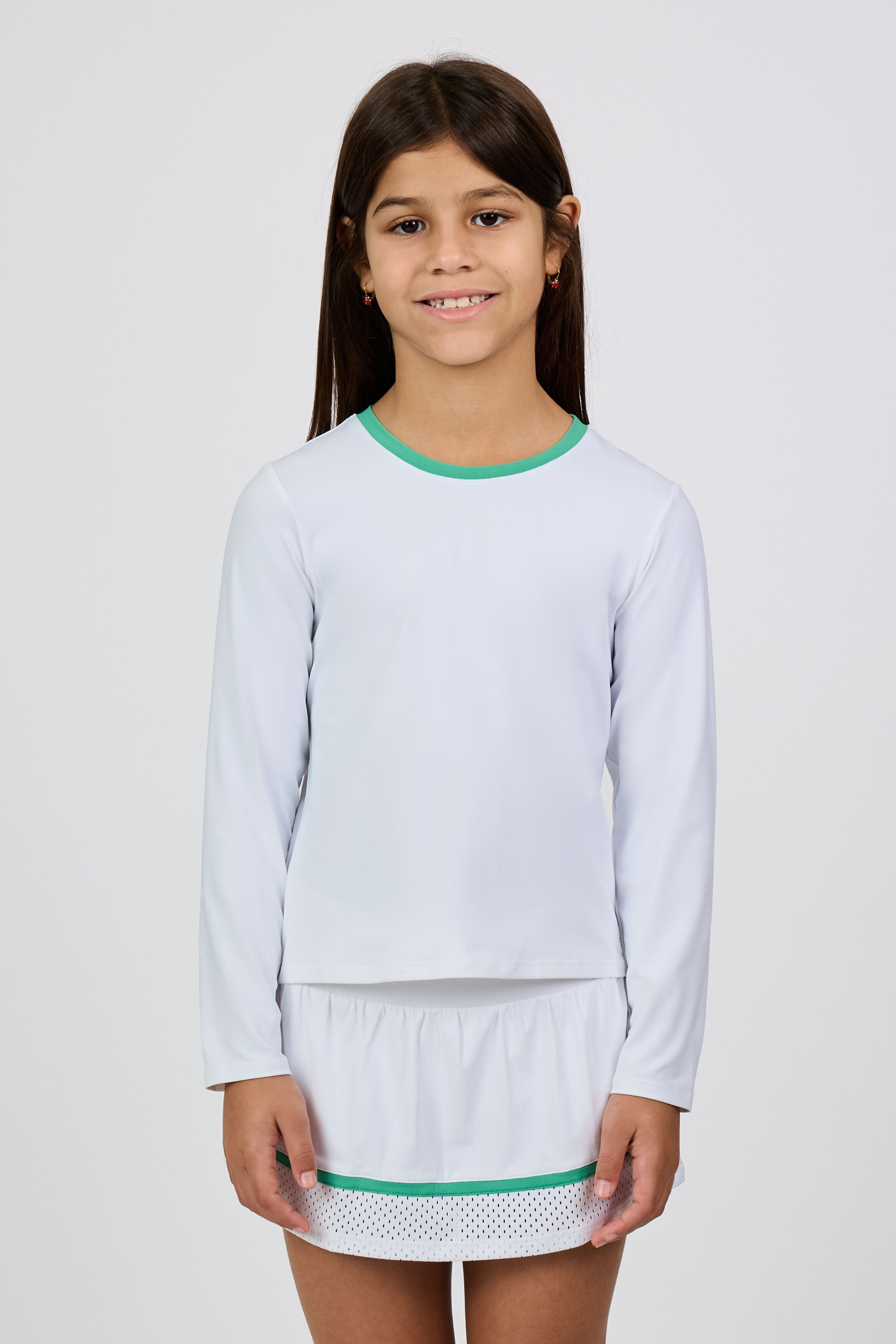Girl's Long Sleeve - Alpine Whites