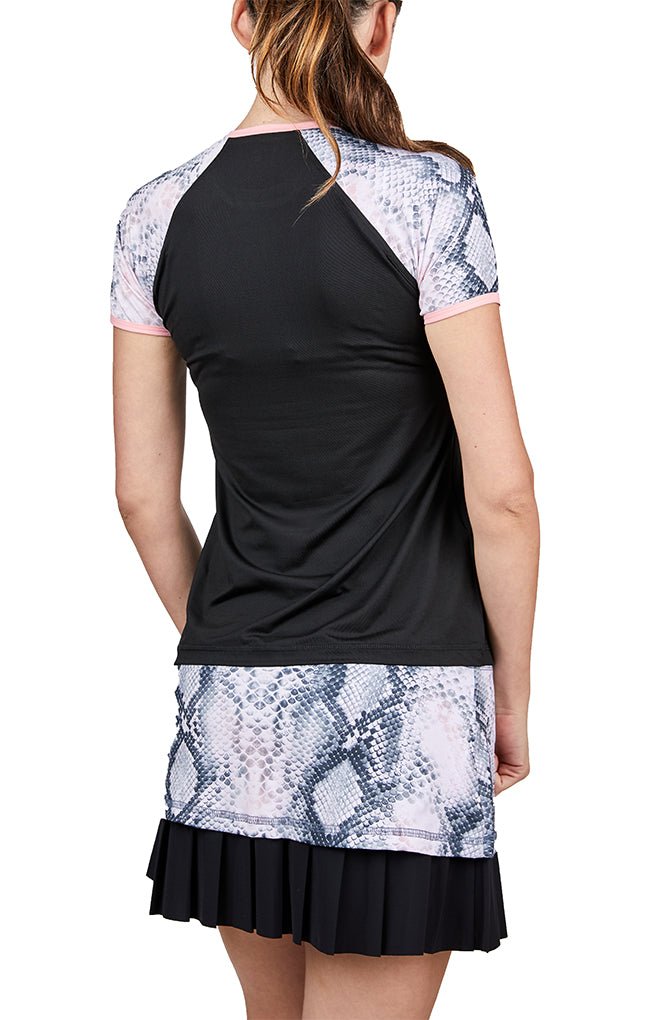 Short Sleeve - Rose Anaconda - FINAL SALE - Sofibella
