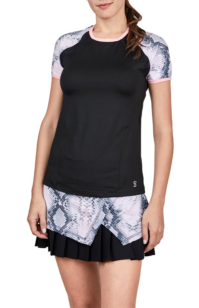 Short Sleeve - Rose Anaconda - FINAL SALE - Sofibella