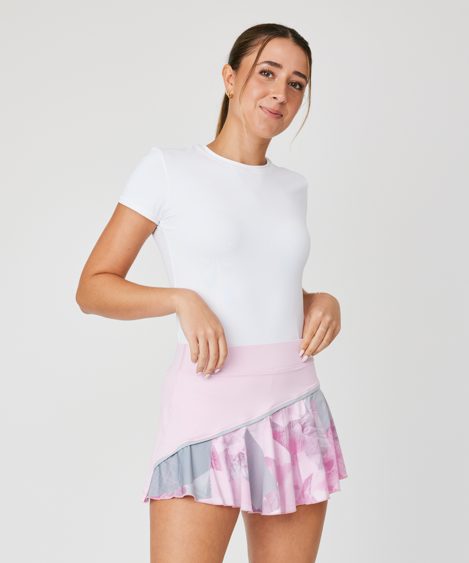 Sofibella White Tennis Skirt Leggings SFB-1708