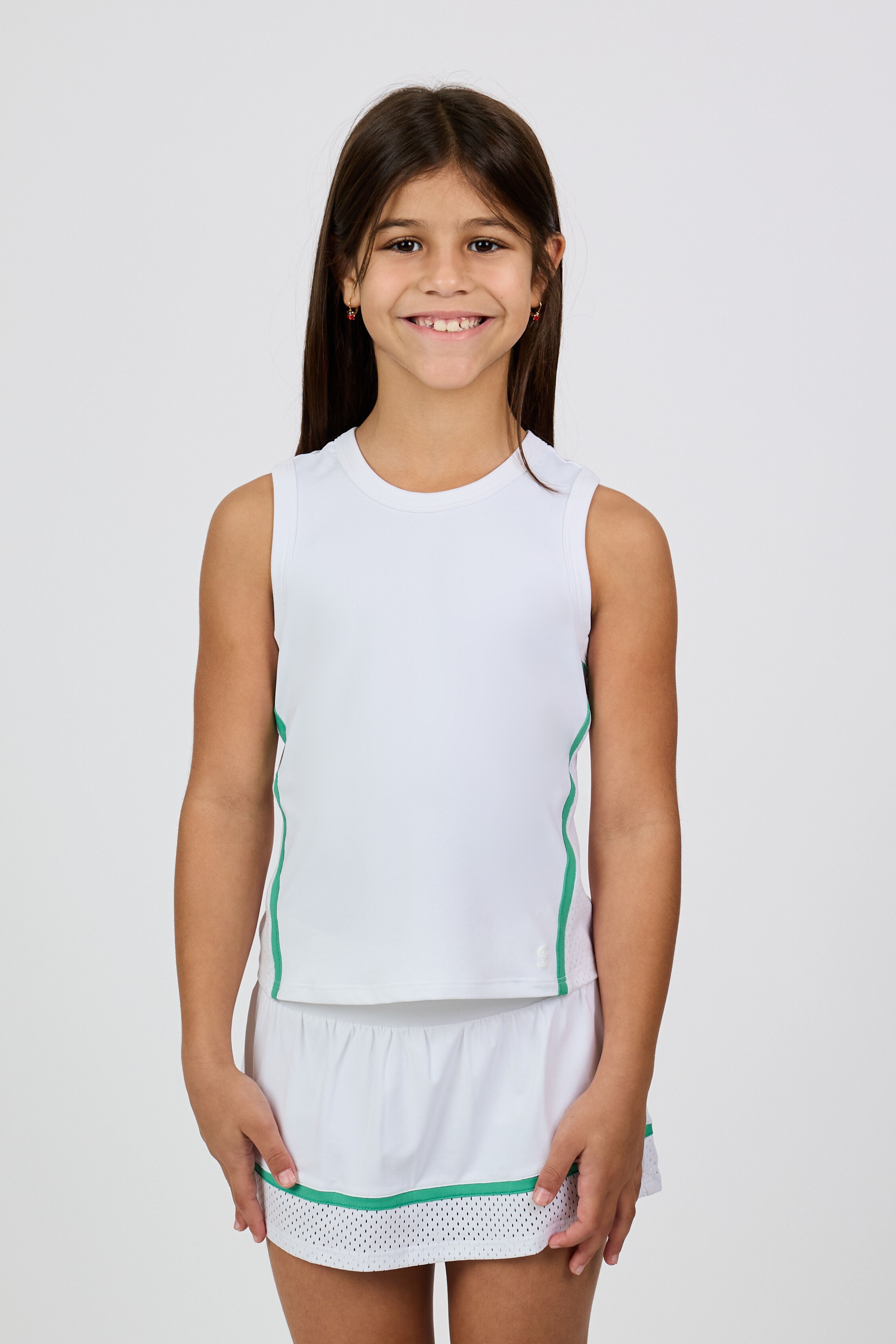Girl's Racerback - Alpine Whites