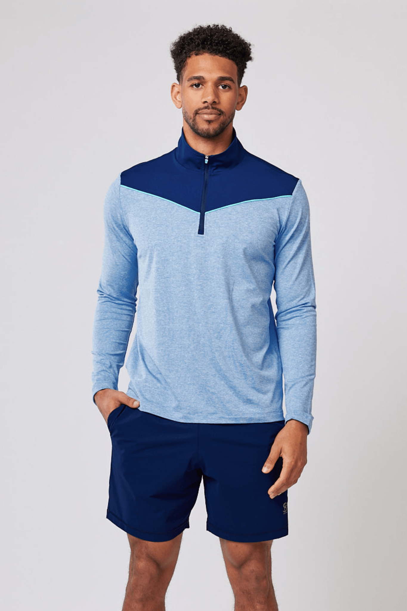 Ace Point Men's Sport Quarter Zip Top by Sofibella