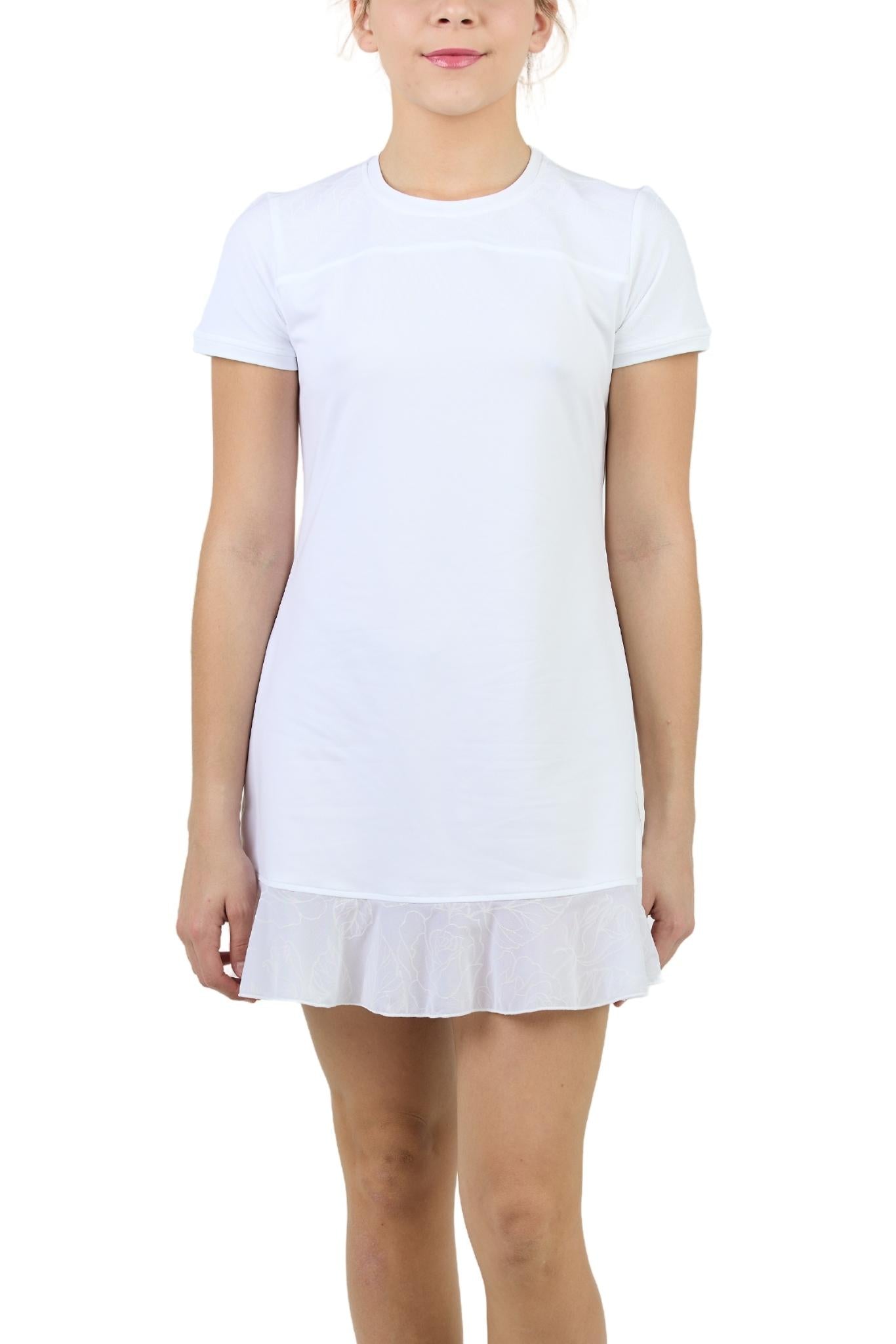 Girl's White Tennis Dress Girl's White Tennis Dress