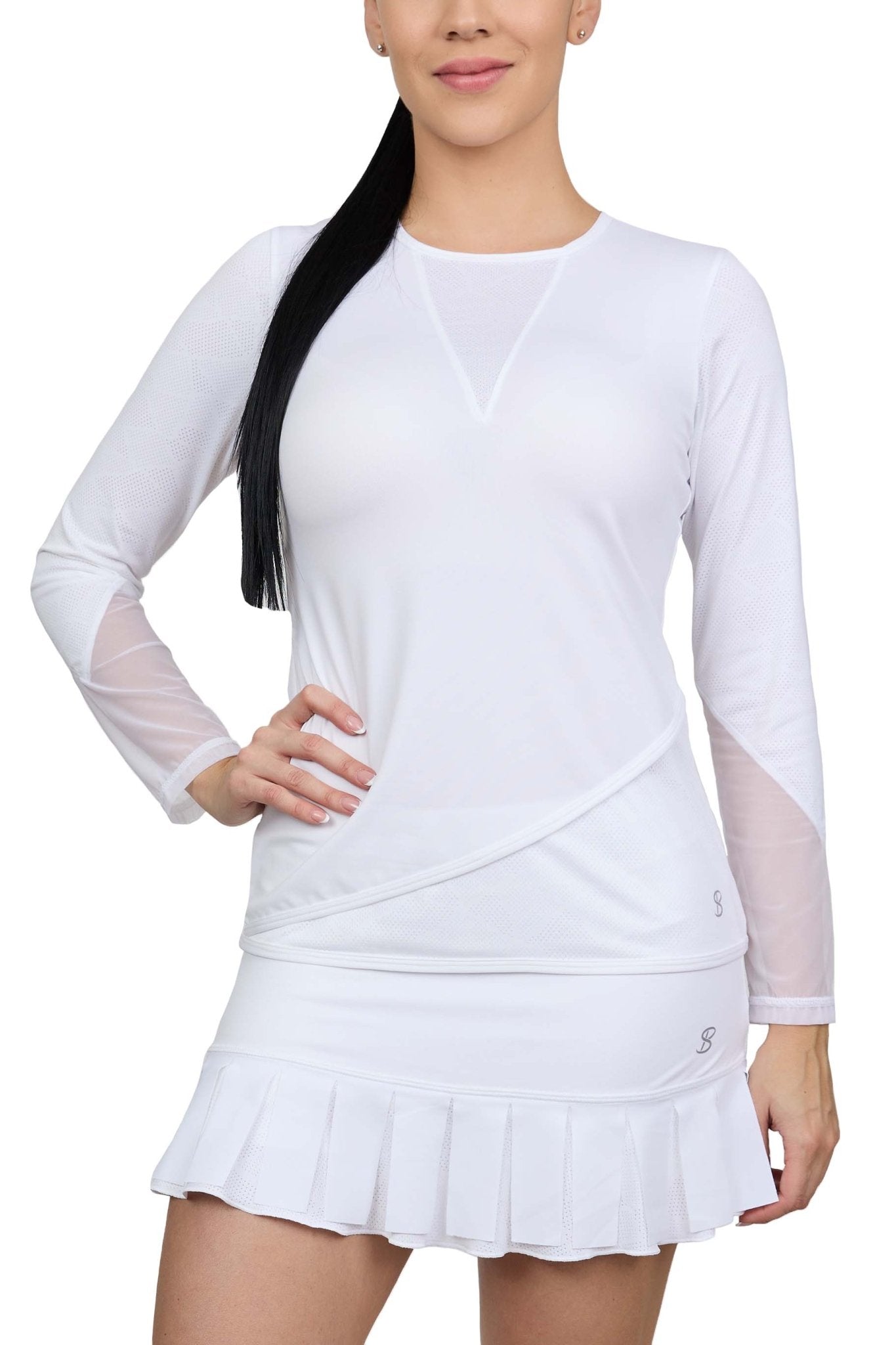 Long Sleeve - White Racquet - Sale - Sofibella