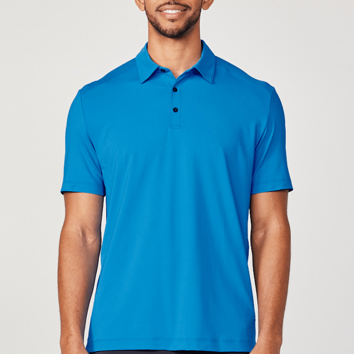 Men's Energy Short Sleeve Polo Neck Tennis Top by Sofibella