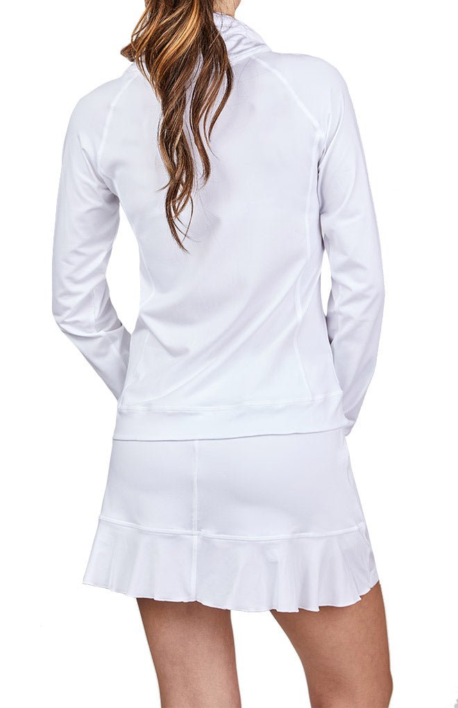 White Tennis Jacket - FINAL SALE - Sofibella